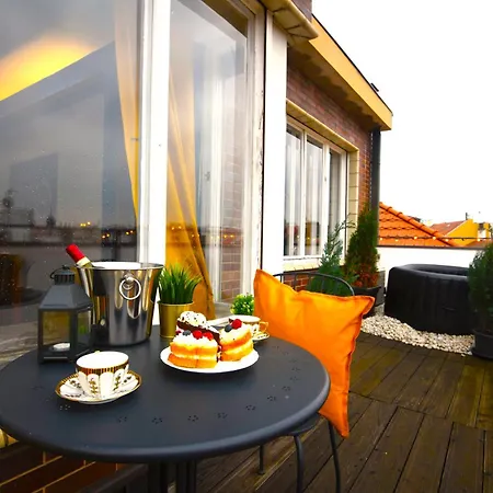 Waterfront River Side Roof - Terrace With View Appartamento Praga
